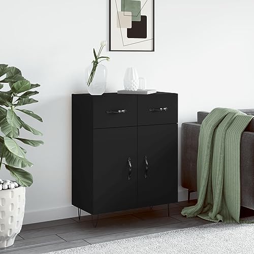 ZQQLVOO Sideboard Schwarz kommoden Schrank for Innenraum Büro 69,5x34x90 cm Holzwerkstoff ZQQLVOO Sideboard Schwarz kommoden Schrank for Innenraum Büro 69,5x34x90 cm Holzwerkstoff von ZQQLVOO