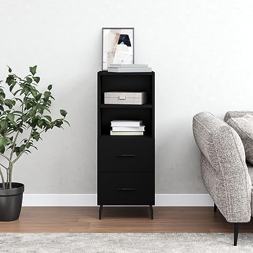 ZQQLVOO Sideboard Schwarz kommoden gartenschrank for Wohnzimmer Schlafzimmer 34,5x34x90 cm Holzwerkstoff ZQQLVOO Sideboard Schwarz kommoden gartenschrank for Wohnzimmer Schlafzimmer 34,5x34x90 cm Holzwerkstoff von ZQQLVOO