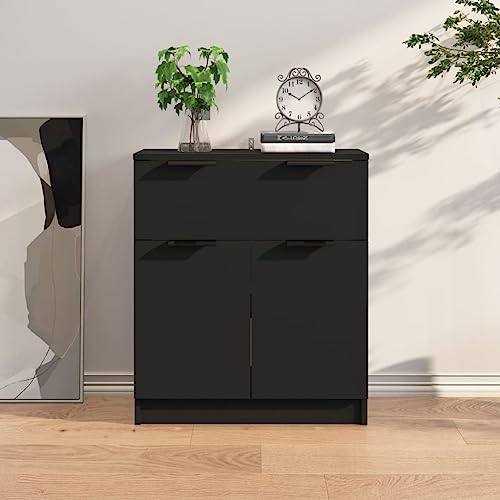 ZQQLVOO Sideboard Schwarz sideboards Schrank for Innenraum Büro 60x30x70 cm Holzwerkstoff ZQQLVOO Sideboard Schwarz sideboards Schrank for Innenraum Büro 60x30x70 cm Holzwerkstoff von ZQQLVOO