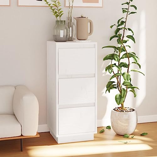 ZQQLVOO Sideboard Weiß gartenschrank flurschrank for Schlafzimmer Wohnzimmer 32x34x75 cm Massivholz Kiefer ZQQLVOO Sideboard Weiß gartenschrank flurschrank for Schlafzimmer Wohnzimmer 32x34x75 cm Massivholz Kiefer von ZQQLVOO