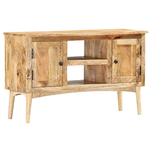 ZQQLVOO Sideboard flurschrank gartenschrank for Wohnzimmer Schlafzimmer 100 x 35 x 60 cm Massivholz Mango von ZQQLVOO