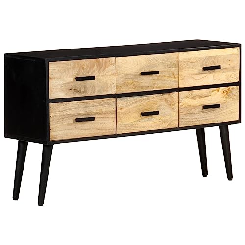 ZQQLVOO Sideboard gartenschrank sideboards for Innenraum Schlafzimmer 110x33x64 cm Massivholz Mango von ZQQLVOO