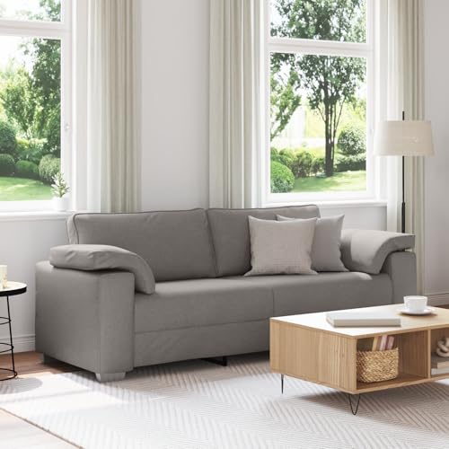 ZQQLVOO Sofa 3-Sitzer Taupe Moderner Akzentstuhl mit bequemer Sitzfläche und stylischem Design für Wohnzimmer. 178 cm Stoff ZQQLVOO Sofa 3-Sitzer Taupe Moderner Akzentstuhl mit bequemer Sitzfläche und stylischem Design für Wohnzimmer. 178 cm Stoff von ZQQLVOO