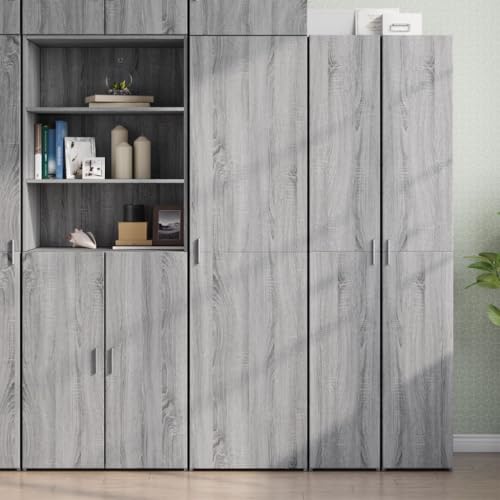 ZQQLVOO Stilvolles Highboard aus Holzwerkstoff mit Griff, Stauraum Fächer und Türen für Wohnzimmer Schlafzimmer Flur oder Garage ZQQLVOO Stilvolles Highboard aus Holzwerkstoff mit Griff, Stauraum Fächer und Türen für Wohnzimmer Schlafzimmer Flur oder Garage von ZQQLVOO