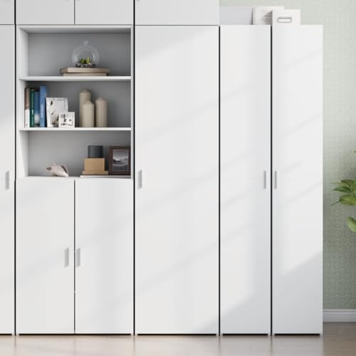 ZQQLVOO Stilvolles Highboard aus Holzwerkstoff mit Griff und reichlich Stauraum für Wohnzimmer Schlafzimmer Flur oder Garage ZQQLVOO Stilvolles Highboard aus Holzwerkstoff mit Griff und reichlich Stauraum für Wohnzimmer Schlafzimmer Flur oder Garage von ZQQLVOO
