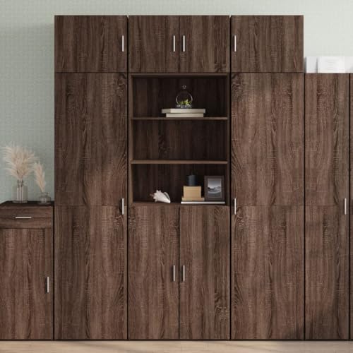 ZQQLVOO Stilvolles Highboard aus Holzwerkstoff mit Griffen, Stauraum für Wohnzimmer Schlafzimmer Flur Garage, langlebig feuchtigkeitsbeständig pflegeleicht ZQQLVOO Stilvolles Highboard aus Holzwerkstoff mit Griffen, Stauraum für Wohnzimmer Schlafzimmer Flur Garage, langlebig feuchtigkeitsbeständig pflegeleicht von ZQQLVOO