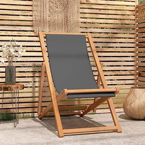 ZQQLVOO Strandstuhl Klappbar Massivholz Teak Grau Gartenbestuhlung Terrassenmöbel for Patio Lawn ZQQLVOO Strandstuhl Klappbar Massivholz Teak Grau Gartenbestuhlung Terrassenmöbel for Patio Lawn von ZQQLVOO