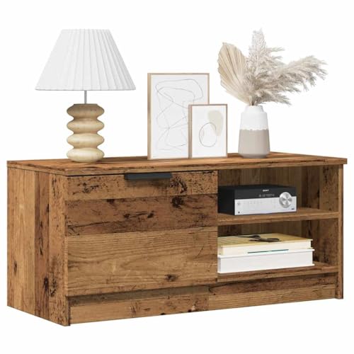 ZQQLVOO TV-Schränke 2 STK. Altholz-Optik tv möbel Konsolentisch mit Schubladen Fernsehschrank lowboard 80x35x36,5 cm Holzwerkstoff ZQQLVOO TV-Schränke 2 STK. Altholz-Optik tv möbel Konsolentisch mit Schubladen Fernsehschrank lowboard 80x35x36,5 cm Holzwerkstoff von ZQQLVOO