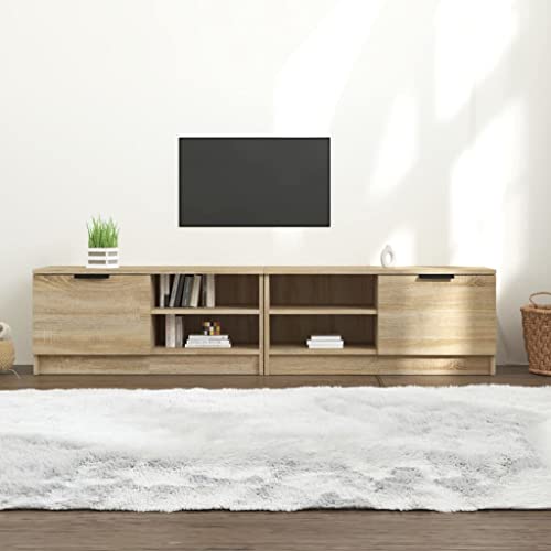 ZQQLVOO TV-Schränke 2 STK. Sonoma-Eiche tv kommode tv ständer Fernseher Schrank Sideboard Wohnzimmer 80x35x36,5 cm Holzwerkstoff ZQQLVOO TV-Schränke 2 STK. Sonoma-Eiche tv kommode tv ständer Fernseher Schrank Sideboard Wohnzimmer 80x35x36,5 cm Holzwerkstoff von ZQQLVOO