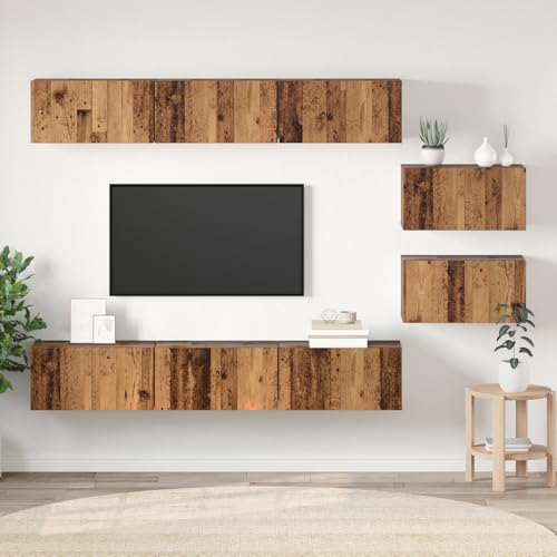 ZQQLVOO TV-Schränke mit Speicher mit Tür 8 pcs Altes Holz kommode tv unterschrank lowboard tv möbel 60 x 30 x 30.5 cm ZQQLVOO TV-Schränke mit Speicher mit Tür 8 pcs Altes Holz kommode tv unterschrank lowboard tv möbel 60 x 30 x 30.5 cm von ZQQLVOO