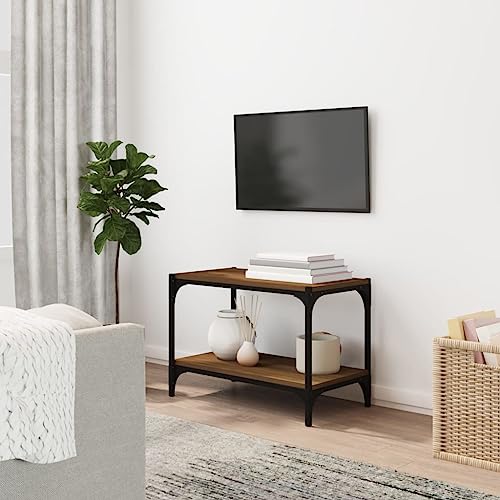 ZQQLVOO TV-Schrank Braun Eichen-Optik Fernseher Tisch Sideboard hängend kommode Fernseher Schrank 60x33x41 cm Holzwerkstoff Stahl ZQQLVOO TV-Schrank Braun Eichen-Optik Fernseher Tisch Sideboard hängend kommode Fernseher Schrank 60x33x41 cm Holzwerkstoff Stahl von ZQQLVOO