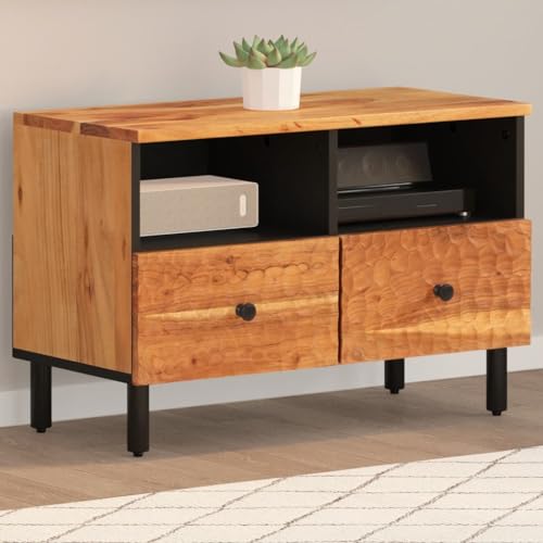 ZQQLVOO TV-Schrank Fernseher Schrank Fernsehschrank Fernsehtisch Konsolentisch mit Schubladen 70x33x46 cm Massivholz Akazie ZQQLVOO TV-Schrank Fernseher Schrank Fernsehschrank Fernsehtisch Konsolentisch mit Schubladen 70x33x46 cm Massivholz Akazie von ZQQLVOO
