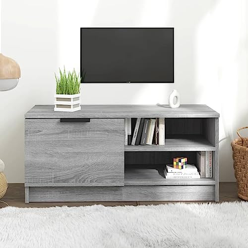 ZQQLVOO TV-Schrank Grau Sonoma lowboard tv Cabinet tv kommode Sideboard Wohnzimmer 80x35x36,5 cm Holzwerkstoff ZQQLVOO TV-Schrank Grau Sonoma lowboard tv Cabinet tv kommode Sideboard Wohnzimmer 80x35x36,5 cm Holzwerkstoff von ZQQLVOO