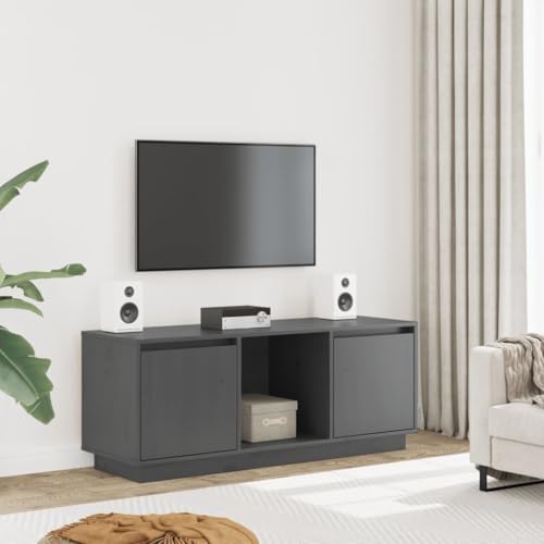 ZQQLVOO TV-Schrank Grau tv unterschrank lowboard Fernsehschrank tv ständer 110,5x35x44 cm Massivholz Kiefer ZQQLVOO TV-Schrank Grau tv unterschrank lowboard Fernsehschrank tv ständer 110,5x35x44 cm Massivholz Kiefer von ZQQLVOO