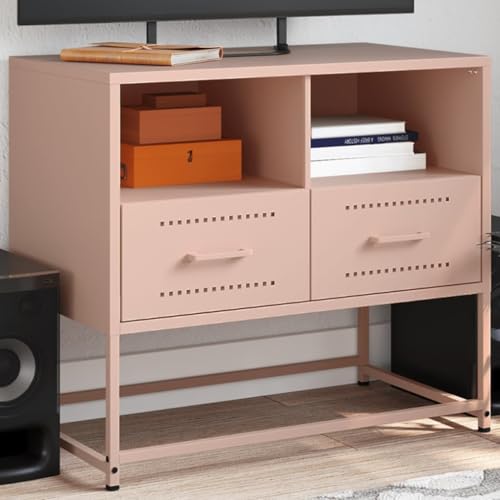 ZQQLVOO TV-Schrank Rosa Fernseher Schrank wohnzimmerschrank lowboard Sideboard hängend 68x39x60,5 cm Stahl ZQQLVOO TV-Schrank Rosa Fernseher Schrank wohnzimmerschrank lowboard Sideboard hängend 68x39x60,5 cm Stahl von ZQQLVOO