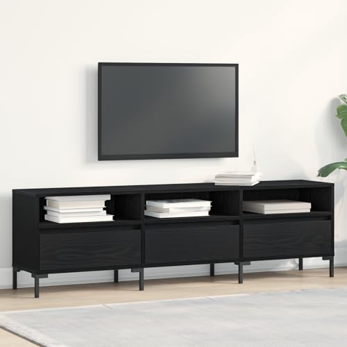 ZQQLVOO TV-Schrank Schwarz Eiche tv Board hängeschrank Sideboard hängend tv Regal 150x30x44,5 cm Holzwerkstoff ZQQLVOO TV-Schrank Schwarz Eiche tv Board hängeschrank Sideboard hängend tv Regal 150x30x44,5 cm Holzwerkstoff von ZQQLVOO