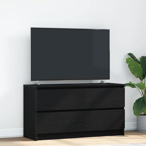 ZQQLVOO TV-Schrank Schwarz HiFi Rack hängeschrank Sideboard tv Couchtisch 100x35x54 cm Holzwerkstoff ZQQLVOO TV-Schrank Schwarz HiFi Rack hängeschrank Sideboard tv Couchtisch 100x35x54 cm Holzwerkstoff von ZQQLVOO