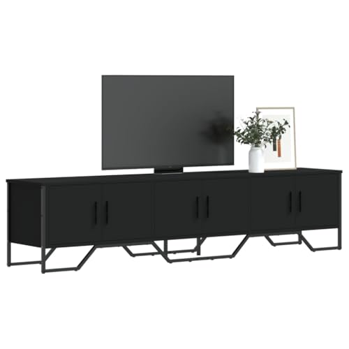 ZQQLVOO TV-Schrank Schwarz hängeschrank HiFi Rack tv unterschrank tv Bank 180x34x41 cm Holzwerkstoff ZQQLVOO TV-Schrank Schwarz hängeschrank HiFi Rack tv unterschrank tv Bank 180x34x41 cm Holzwerkstoff von ZQQLVOO