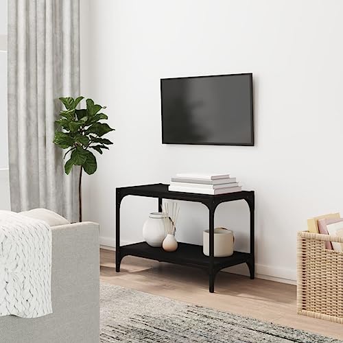ZQQLVOO TV-Schrank Schwarz hängeschrank tv Bank tv ständer Fernseher kommode 60x33x41 cm Holzwerkstoff und Stahl ZQQLVOO TV-Schrank Schwarz hängeschrank tv Bank tv ständer Fernseher kommode 60x33x41 cm Holzwerkstoff und Stahl von ZQQLVOO