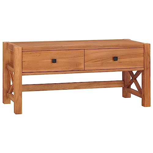 ZQQLVOO TV-Schrank Sideboard tv tv Regal Fernseher Tisch Fernseher kommode 100x40x45 cm Teakholz von ZQQLVOO