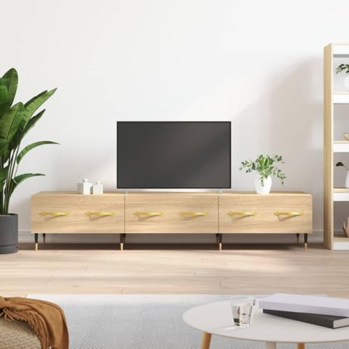 ZQQLVOO TV-Schrank Sonoma-Eiche Couchtisch Sideboard Wohnzimmer tv ständer Sideboard hängend 150x36x30 cm Holzwerkstoff von ZQQLVOO