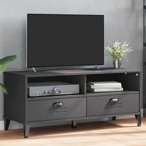 ZQQLVOO TV-Schrank VIKEN Anthrazit Holzwerkstoff Konsolentisch mit Schubladen Sideboard Wohnzimmer HiFi Rack tv möbel ZQQLVOO TV-Schrank VIKEN Anthrazit Holzwerkstoff Konsolentisch mit Schubladen Sideboard Wohnzimmer HiFi Rack tv möbel von ZQQLVOO