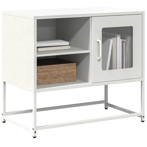 ZQQLVOO TV-Schrank Weiß kommode tv ständer tv Bank Fernseher Tisch 68x39x60,5 cm Stahl ZQQLVOO TV-Schrank Weiß kommode tv ständer tv Bank Fernseher Tisch 68x39x60,5 cm Stahl von ZQQLVOO