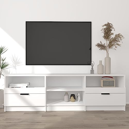 ZQQLVOO TV-Schrank Weiß tv Board lowboard tv möbel Couchtisch 150x33,5x45 cm Holzwerkstoff ZQQLVOO TV-Schrank Weiß tv Board lowboard tv möbel Couchtisch 150x33,5x45 cm Holzwerkstoff von ZQQLVOO