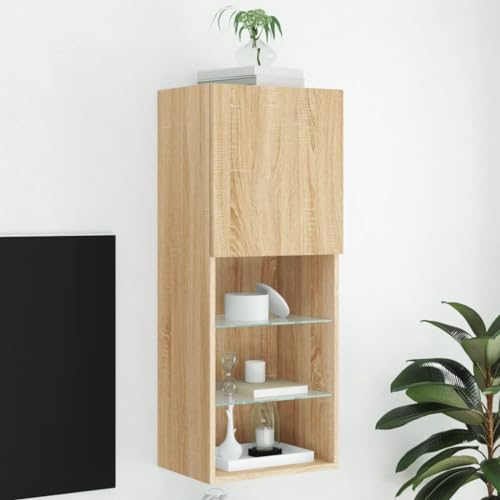 ZQQLVOO TV-Schrank mit LED-Leuchten Sonoma-Eiche Konsolentisch mit Schubladen Fernseher kommode Fernseher Tisch Fernsehschrank 40,5x30x102 cm ZQQLVOO TV-Schrank mit LED-Leuchten Sonoma-Eiche Konsolentisch mit Schubladen Fernseher kommode Fernseher Tisch Fernsehschrank 40,5x30x102 cm von ZQQLVOO