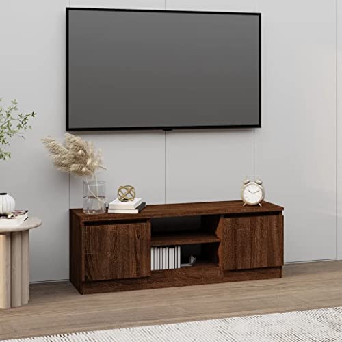 ZQQLVOO TV-Schrank mit Tür Braun Eichen-Optik wohnzimmerschrank tv Regal HiFi Rack Couchtisch 102x30x36 cm ZQQLVOO TV-Schrank mit Tür Braun Eichen-Optik wohnzimmerschrank tv Regal HiFi Rack Couchtisch 102x30x36 cm von ZQQLVOO