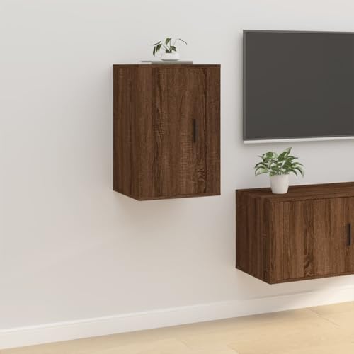 ZQQLVOO TV-Wandschrank Braun Eichen-Optik Wandmontierbarer TV-Schrank mit 3 Fächern, Holzwerkstoff, Multifunktional 40x34,5x60 cm ZQQLVOO TV-Wandschrank Braun Eichen-Optik Wandmontierbarer TV-Schrank mit 3 Fächern, Holzwerkstoff, Multifunktional 40x34,5x60 cm von ZQQLVOO