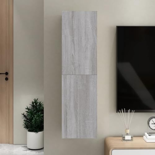 ZQQLVOO TV-Wandschrank Grau Sonoma Sideboard tv Fernseher Schrank wohnzimmerschrank tv möbel 30,5x30x110 cm ZQQLVOO TV-Wandschrank Grau Sonoma Sideboard tv Fernseher Schrank wohnzimmerschrank tv möbel 30,5x30x110 cm von ZQQLVOO