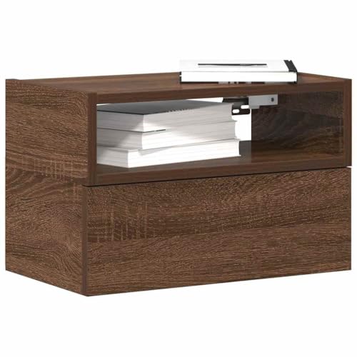 ZQQLVOO Wand-Nachttisch Braun Eichen-Optik nachttische kommode mit schubladen for Zimmer Schlafzimmer 45x26x28,5 cm ZQQLVOO Wand-Nachttisch Braun Eichen-Optik nachttische kommode mit schubladen for Zimmer Schlafzimmer 45x26x28,5 cm von ZQQLVOO