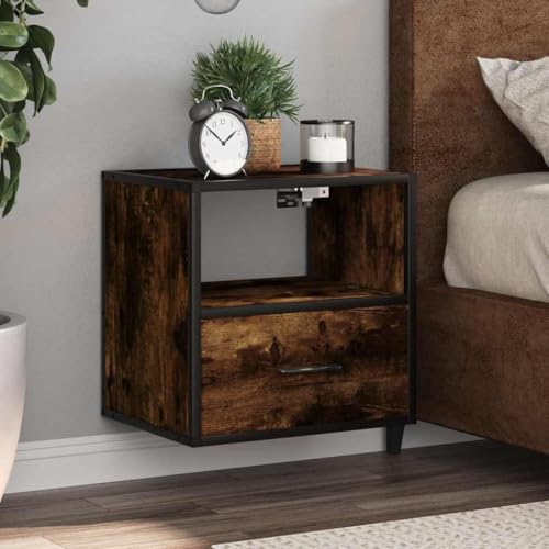 ZQQLVOO Wand-Nachttisch Räuchereiche kommode mit schubladen Bedside Table for Zimmer Schlafzimmer 40x31x39,5 cm ZQQLVOO Wand-Nachttisch Räuchereiche kommode mit schubladen Bedside Table for Zimmer Schlafzimmer 40x31x39,5 cm von ZQQLVOO