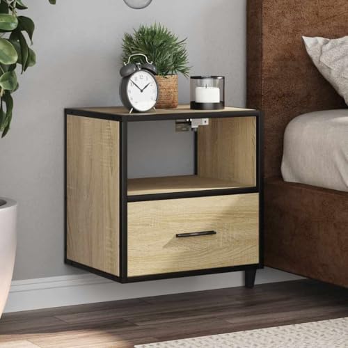 ZQQLVOO Wand-Nachttisch Sonoma-Eiche nachttische nachtschrank for Schlafzimmer Wohnzimmer 40x31x39,5 cm ZQQLVOO Wand-Nachttisch Sonoma-Eiche nachttische nachtschrank for Schlafzimmer Wohnzimmer 40x31x39,5 cm von ZQQLVOO