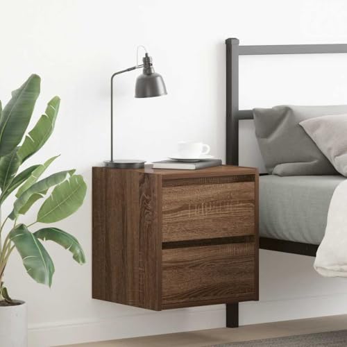 ZQQLVOO Wand-Nachttische 2 STK. Braun Eichen-Optik beistelltisch kommode mit schubladen for Zimmer Schlafzimmer 38x34x40 cm ZQQLVOO Wand-Nachttische 2 STK. Braun Eichen-Optik beistelltisch kommode mit schubladen for Zimmer Schlafzimmer 38x34x40 cm von ZQQLVOO