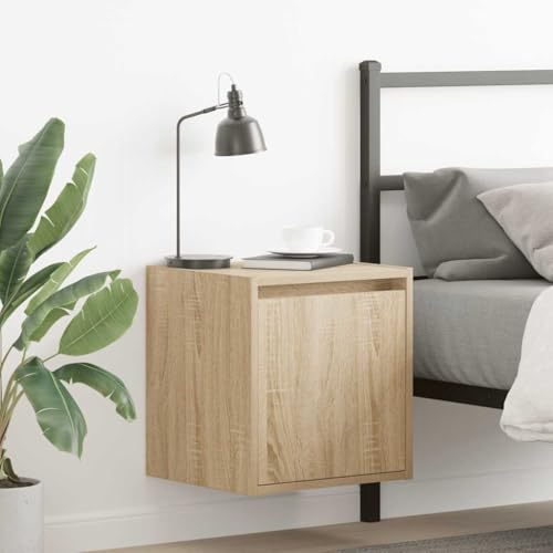 ZQQLVOO Wand-Nachttische 2 STK. Sonoma-Eiche beistelltisch kommode mit schubladen for Wohnzimmer Zimmer 38x34x40 cm ZQQLVOO Wand-Nachttische 2 STK. Sonoma-Eiche beistelltisch kommode mit schubladen for Wohnzimmer Zimmer 38x34x40 cm von ZQQLVOO