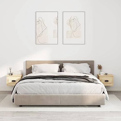 ZQQLVOO Wand-Nachttische 2 STK. Sonoma-Eiche nachtschrank nachttisch for Wohnzimmer Zimmer 41,5x36x28 cm ZQQLVOO Wand-Nachttische 2 STK. Sonoma-Eiche nachtschrank nachttisch for Wohnzimmer Zimmer 41,5x36x28 cm von ZQQLVOO