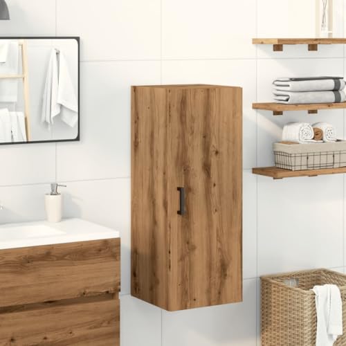 ZQQLVOO Wandschrank Artisan-Eiche gartenschrank sideboards for Schlafzimmer Büro 34,5x34x90 cm Holzwerkstoff von ZQQLVOO