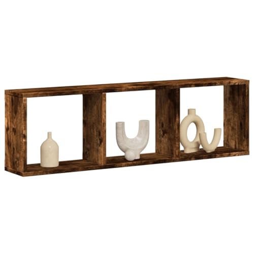 ZQQLVOO Wandschrank Pflanzenregal Wohnzimmerregal für Küche Schlafzimmer 100x16x30 cm Räuchereiche Holzwerkstoff ZQQLVOO Wandschrank Pflanzenregal Wohnzimmerregal für Küche Schlafzimmer 100x16x30 cm Räuchereiche Holzwerkstoff von ZQQLVOO
