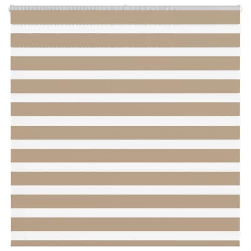 Zebra Jalousie Rollo mit Kettenzug, 100% Polyester Sicht- und Sonnenschutz für Fenster, kinderleicht montierbar mit Klemmbügeln oder Schrauben, stufenlos verstellbar von ZQQLVOO