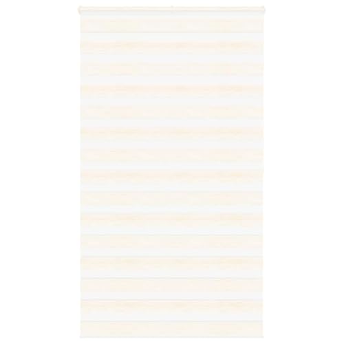 Zebra Jalousie Rollo mit Kettenzug, 100% Polyester Sicht- und Sonnenschutz für Fenster, kinderleicht montierbar mit Klemmbügeln oder Schrauben, stufenlos verstellbar Zebra Jalousie Rollo mit Kettenzug, 100% Polyester Sicht- und Sonnenschutz für Fenster, kinderleicht montierbar mit Klemmbügeln oder Schrauben, stufenlos verstellbar von ZQQLVOO