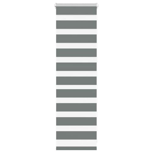 Zebra Jalousie Rollo mit Kettenzug, 100% Polyester Sicht- und Sonnenschutz für Fenster, kinderleicht verstellbar, ohne Bohren montierbar, in verschiedenen Größen erhältlich von ZQQLVOO