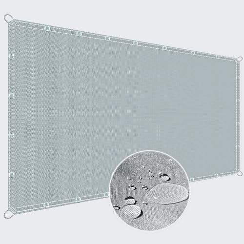 ZQXFZ SichtschutzfüR Terrasse 70x150cm Terrassendach Sichtschutzzaun Terrasse Balkonsichtschutz -Hellgrau. von ZQXFZ