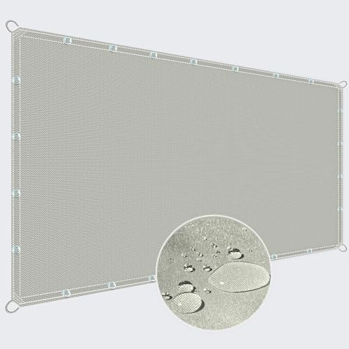 ZQXFZ sonnensegel rechteckig mit ösen 1.6x2.2m Beschattung FüR TerrassenüBerdachung Sonnensegel Wasserdicht Quadratisch Sonnenschutz Netz -Khaki. von ZQXFZ