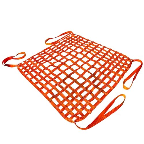 Dekorative Zäune Sicherheitshebenetzgurte - Frachthebenetz, Starke Tragfähigkeitsgurte für die Handhabung von Materialien, Hebenetze für Baudockhebezeuge(1.5 X 1.5M/Mesh 10cm/Load 2t) von ZQXYXFUS
