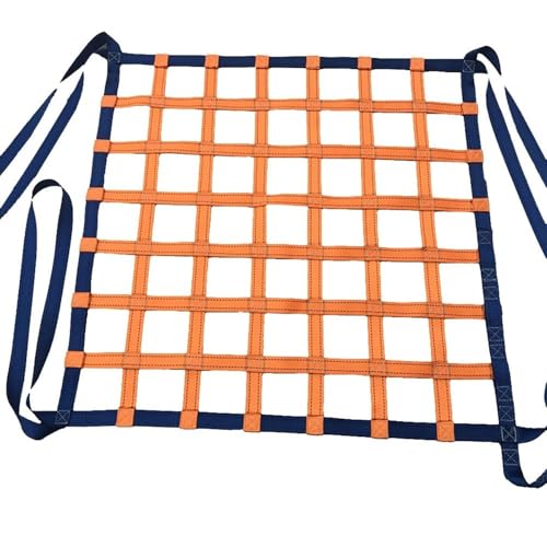 Gurtnetz Ladungssicherungsnetz - Zurrnetz für Kisten und Paletten, Hebenetzgurte - Ladungshebenetze, Tragkraft 0,3-3,5 Tonnen(3 X 3M/Mesh 20cm/Load 3.5t) von ZQXYXFUS