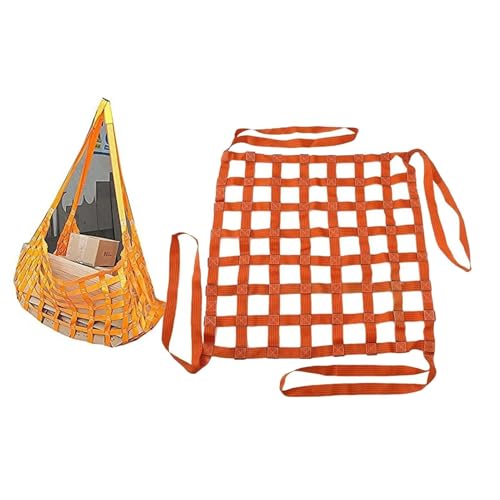 Hebenetz für schwere Gegenstände - Flaches Nylon Gurtnetz, zum Heben und Schleppen von Sicherheitsnetzgurten, Tragkraft 0,3–3,5 Tonnen(3 X 3M/Mesh 15cm/Load 2.5t) von ZQXYXFUS