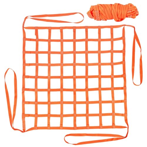 Hochleistungs-Ladungshebenetz, flache Hebenetze aus Polyester, Hebenetzgurte, Takelagegurt für den Transport von Bau- und Takelagearbeiten(1.5 X 1.5M/Mesh 10cm/Load 1t) von ZQXYXFUS