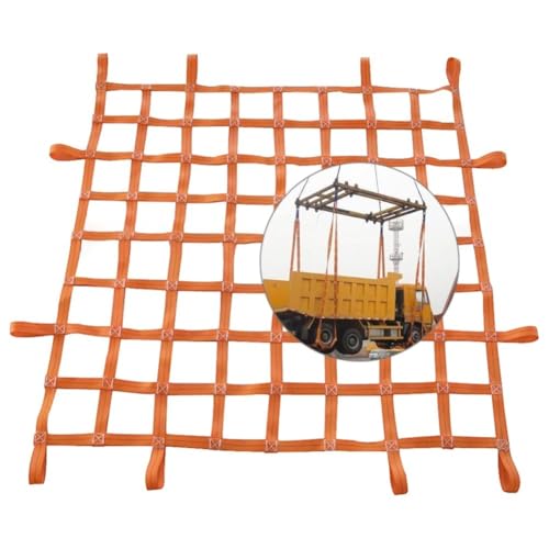 Hochleistungs Schlingennetz, Sicherheits Frachtnetz, Nylon Hebenetz, Netz Sicherheitsschlinge zur Ladungssicherung und zum vertikalen Heben, Absperrnetz für Frachttransport(1 X 1M/Mesh 10cm/Load 300KG Hochleistungs Schlingennetz, Sicherheits Frachtnetz, Nylon Hebenetz, Netz Sicherheitsschlinge zur Ladungssicherung und zum vertikalen Heben, Absperrnetz für Frachttransport(1 X 1M/Mesh 10cm/Load 300KG von ZQXYXFUS